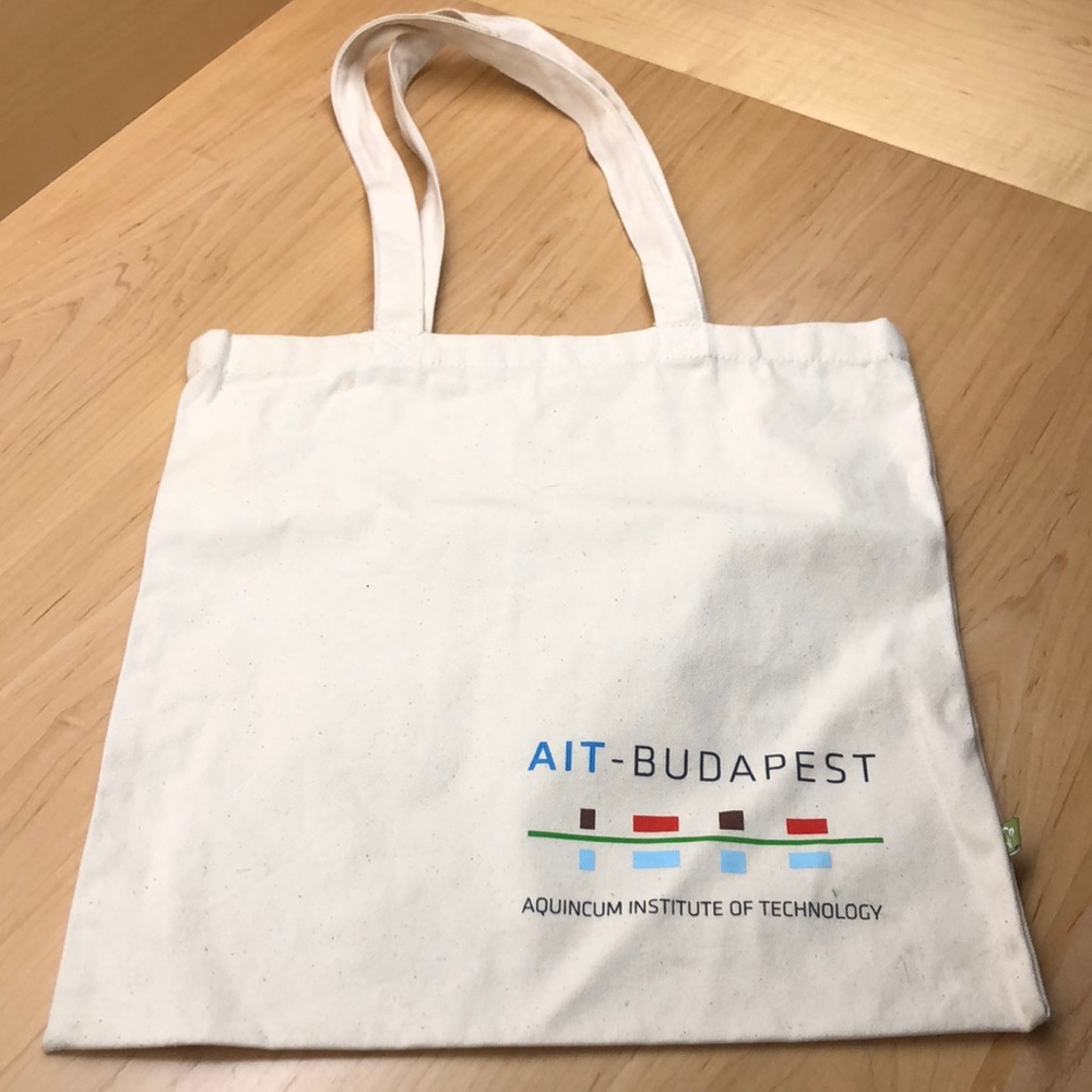 AIT - Budapest Aquincum Institute of Technology 100% Organic Cotton Tote Bag
